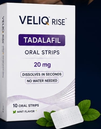 Veliq Rise Tadalafil oral strips